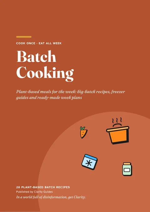 Cover of Batch Cooking: Plant-Based Meals for the Week