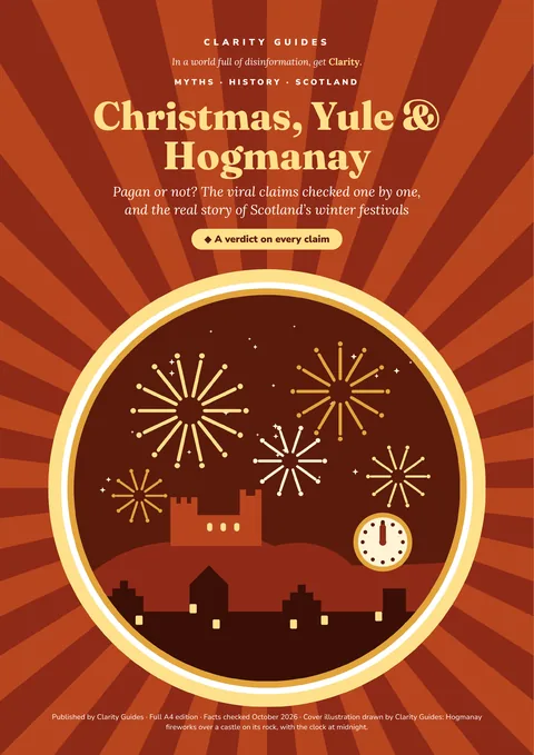 Cover of Christmas, Yule and Hogmanay: Pagan or Not?