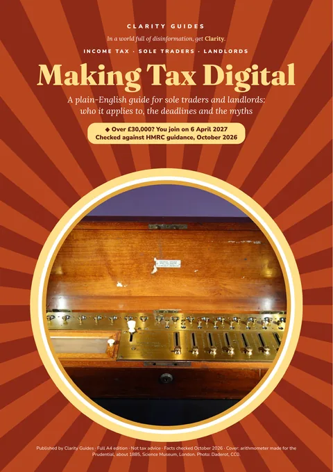 Cover of Making Tax Digital for Sole Traders & Landlords