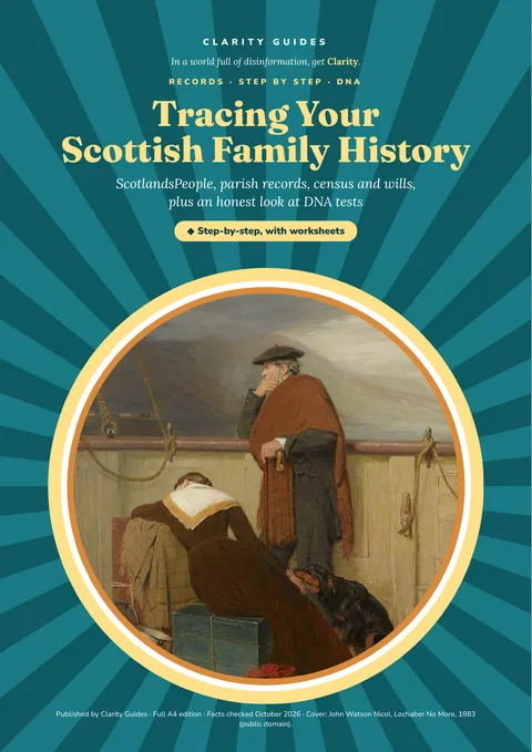 Cover of Tracing Your Scottish Family History, and What DNA Tests Really Tell You