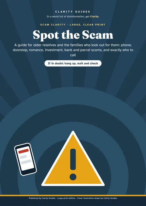 Cover of Spot the Scam: A Guide for Older Relatives