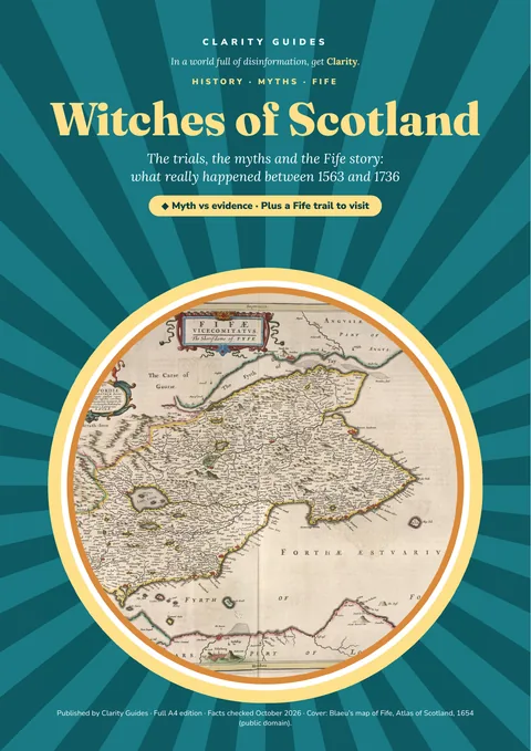 Cover of Witches of Scotland: The Trials, the Myths and the Fife Story