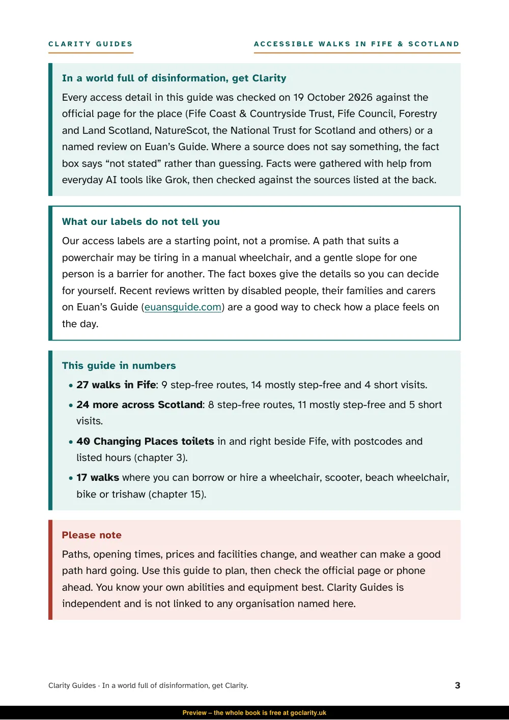 Accessible Walks in Fife & Scotland, preview page 3