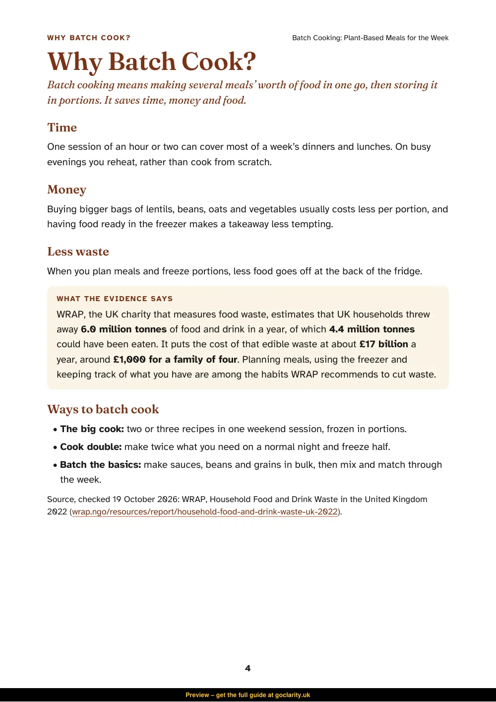 Batch Cooking, preview page 4