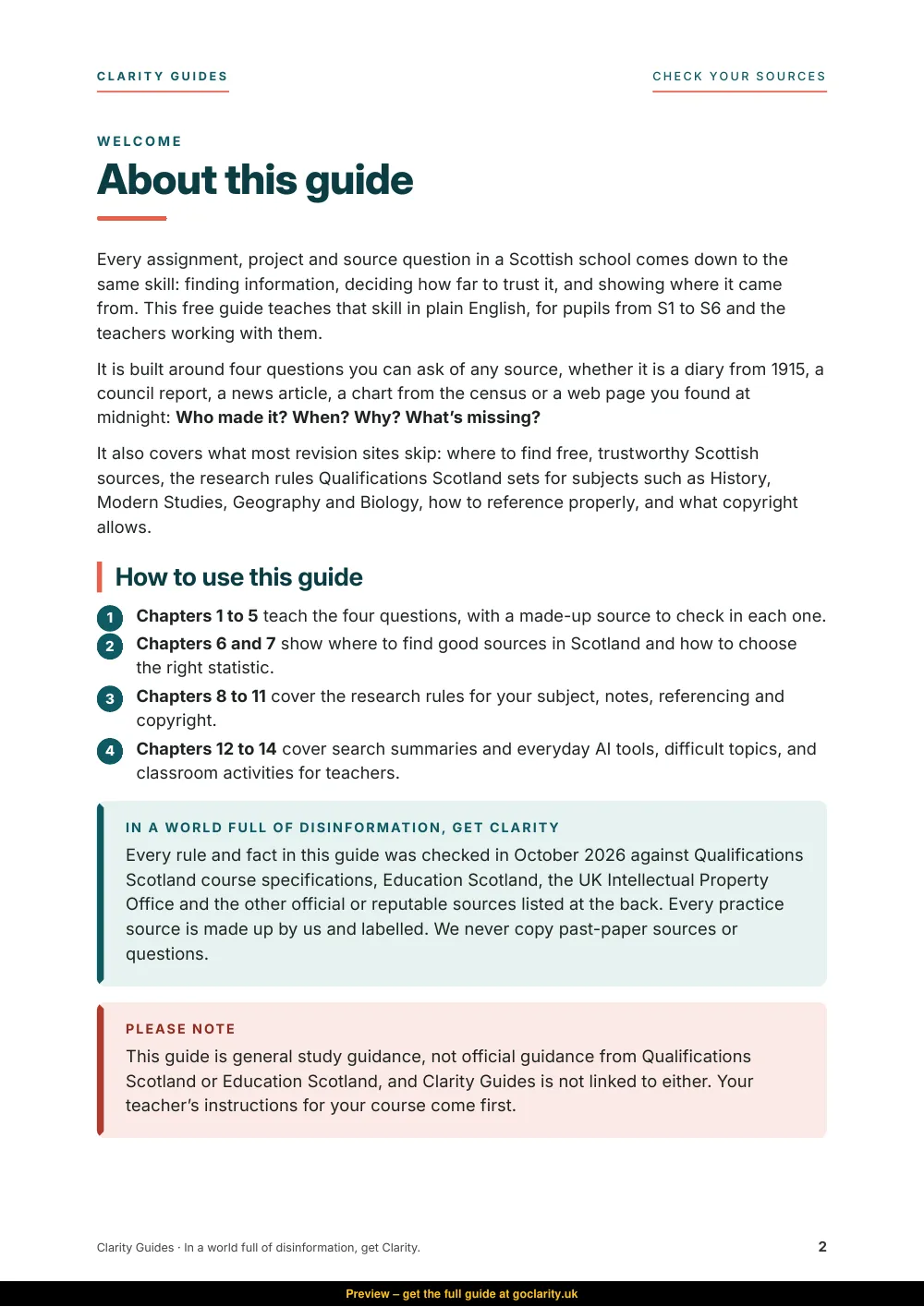 Check Your Sources, preview page 2