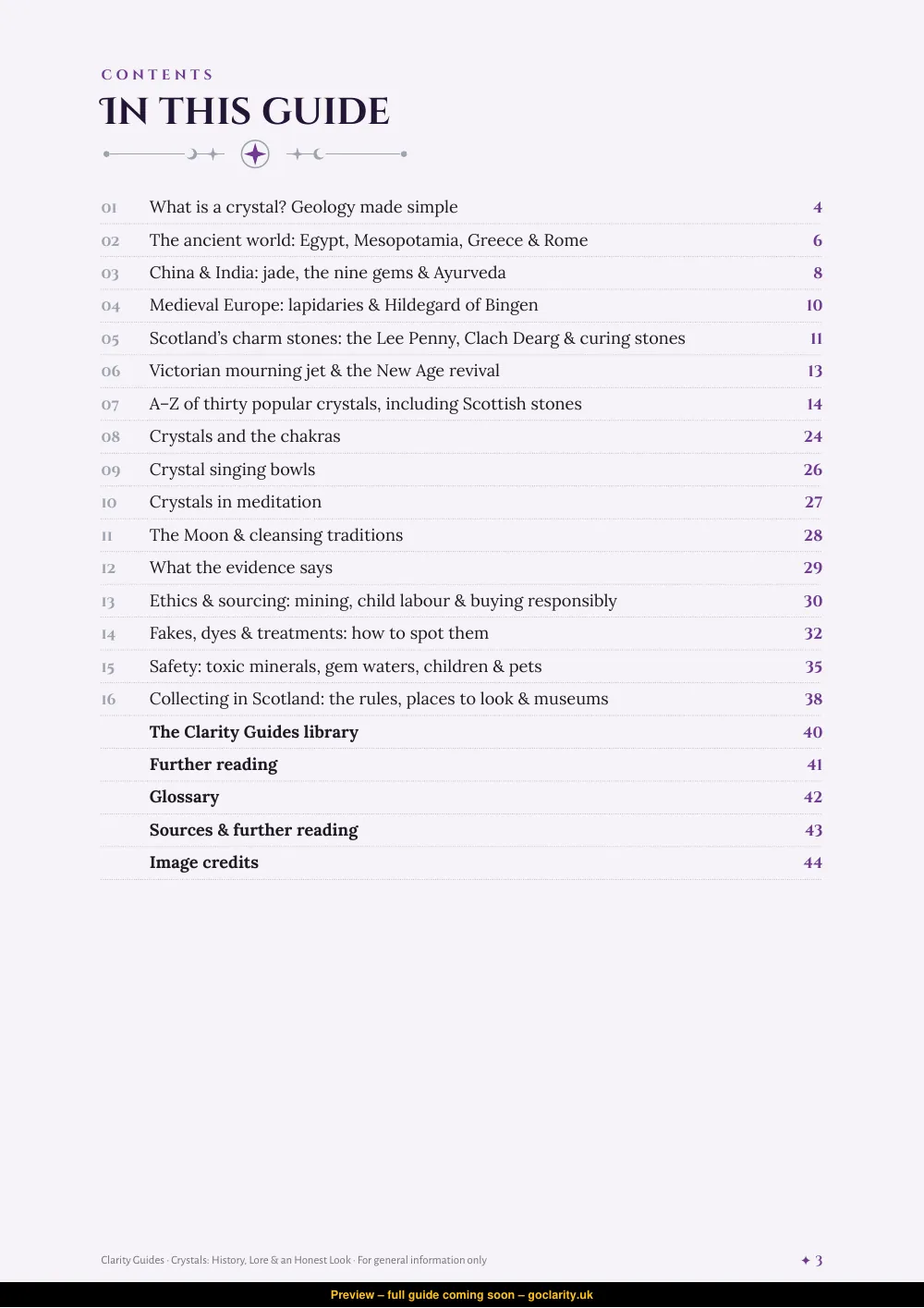 Crystals, preview page 3