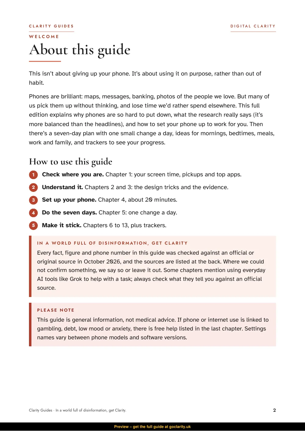 Digital Detox, preview page 2