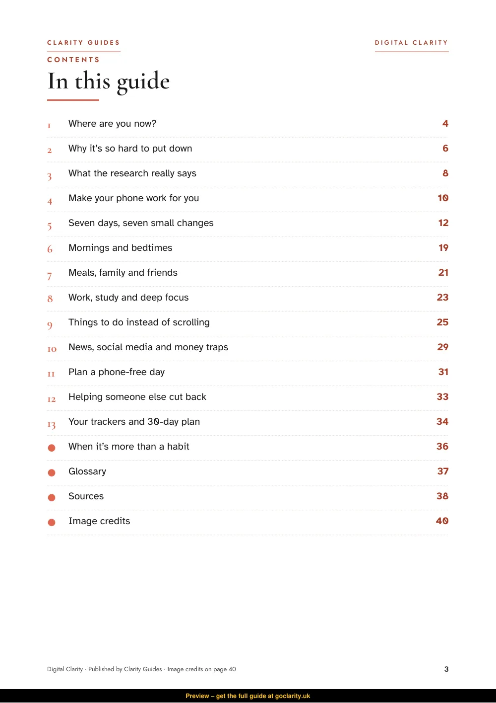 Digital Detox, preview page 3