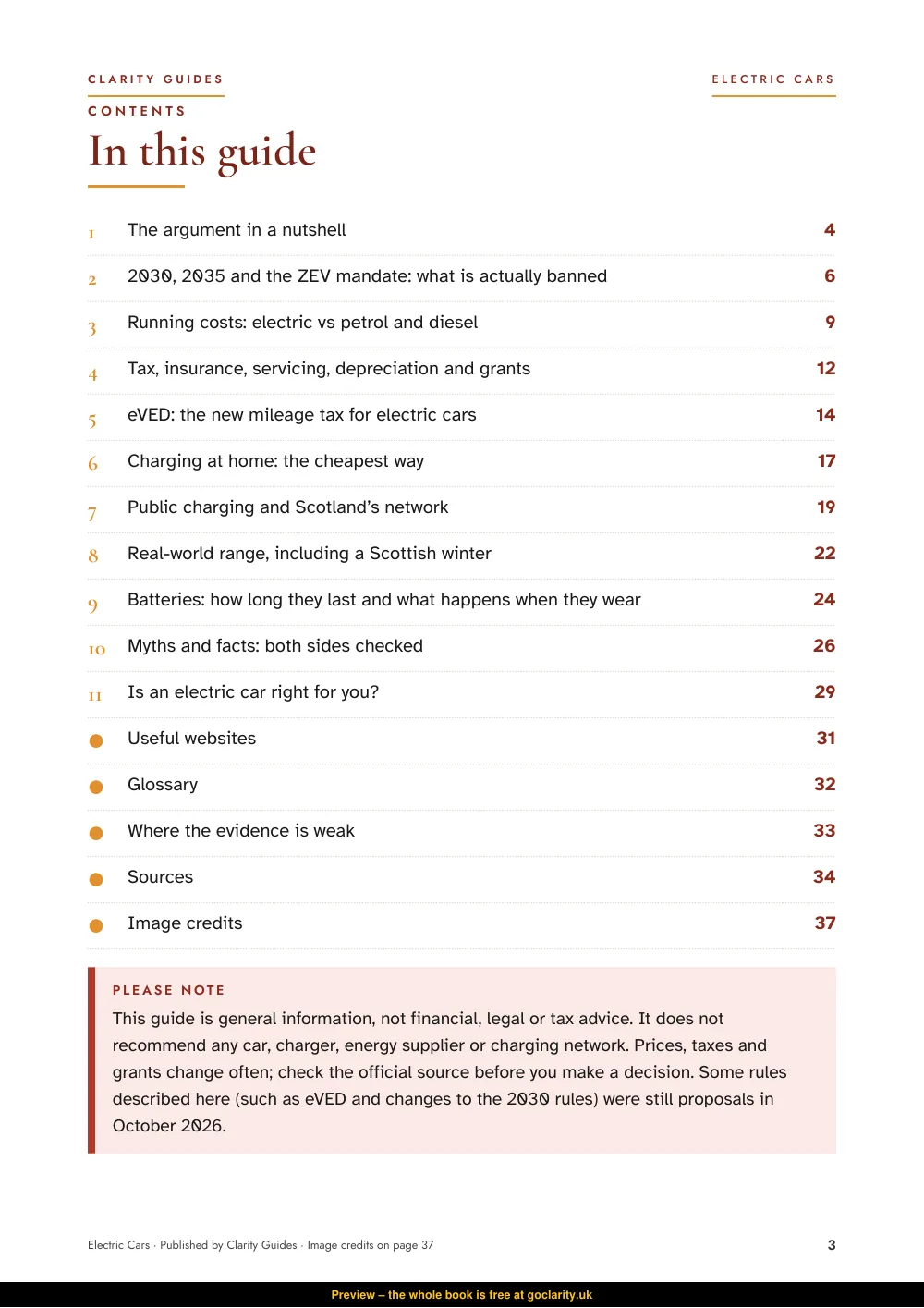 Electric Cars, preview page 3