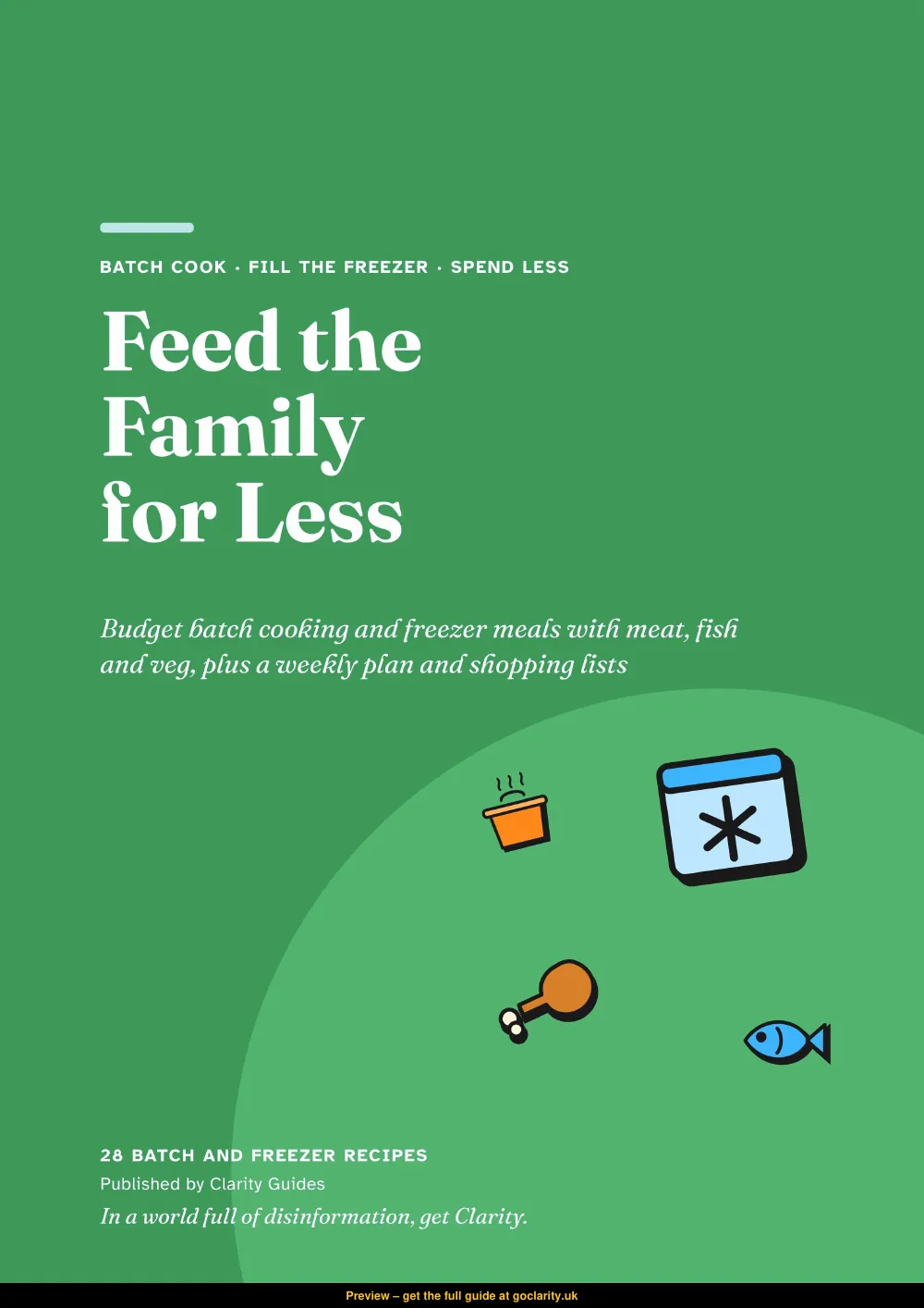 Feed the Family for Less, preview page 1