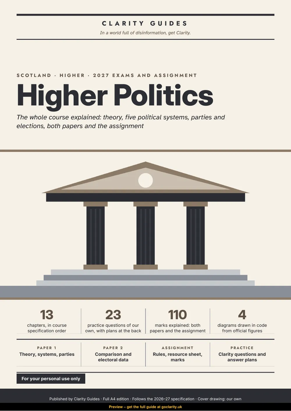 Higher Politics, preview page 1