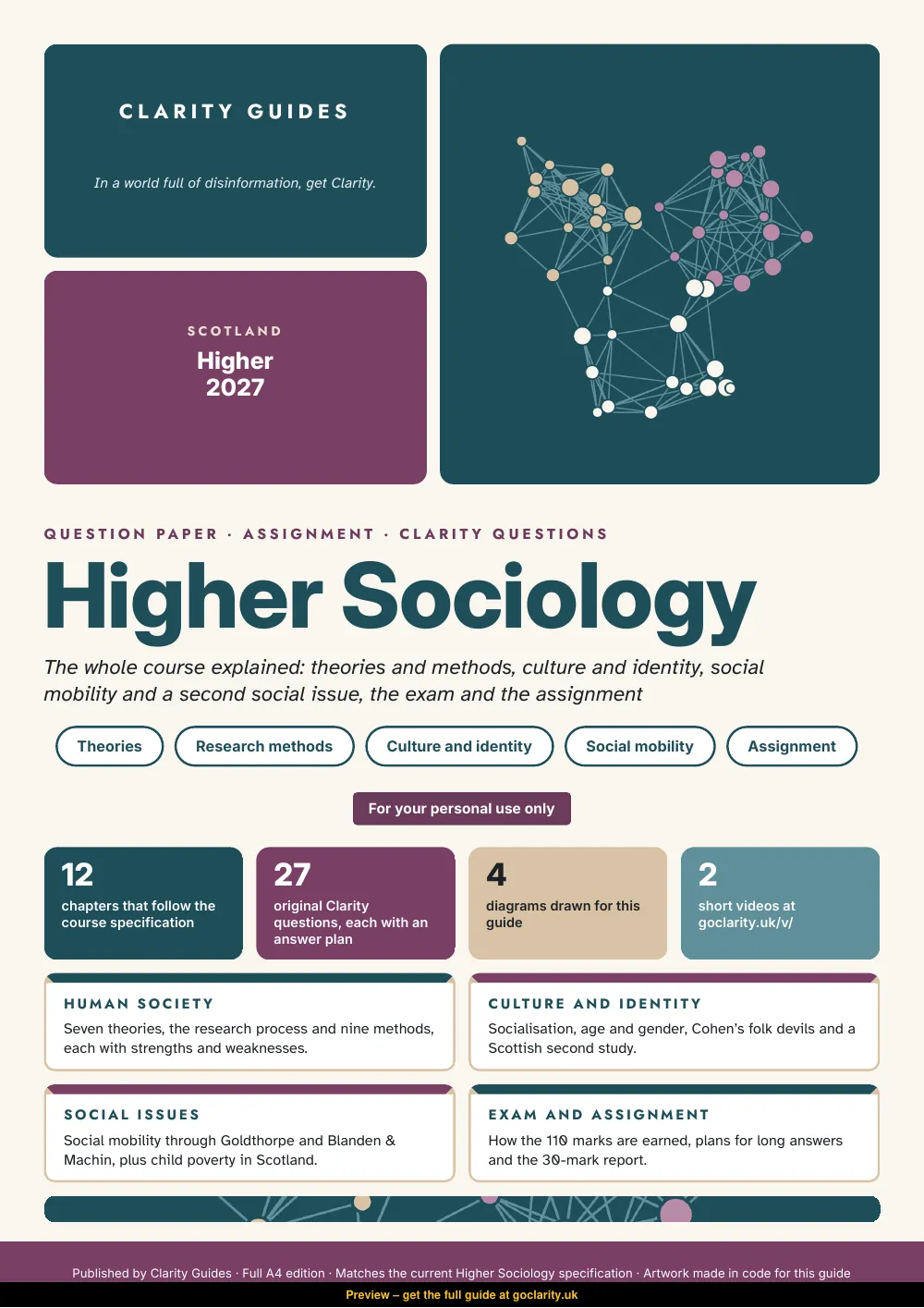 Higher Sociology, preview page 1