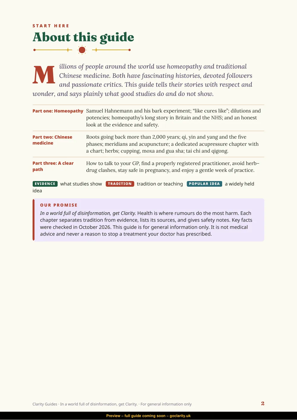 Homeopathy & Chinese Medicine, preview page 2