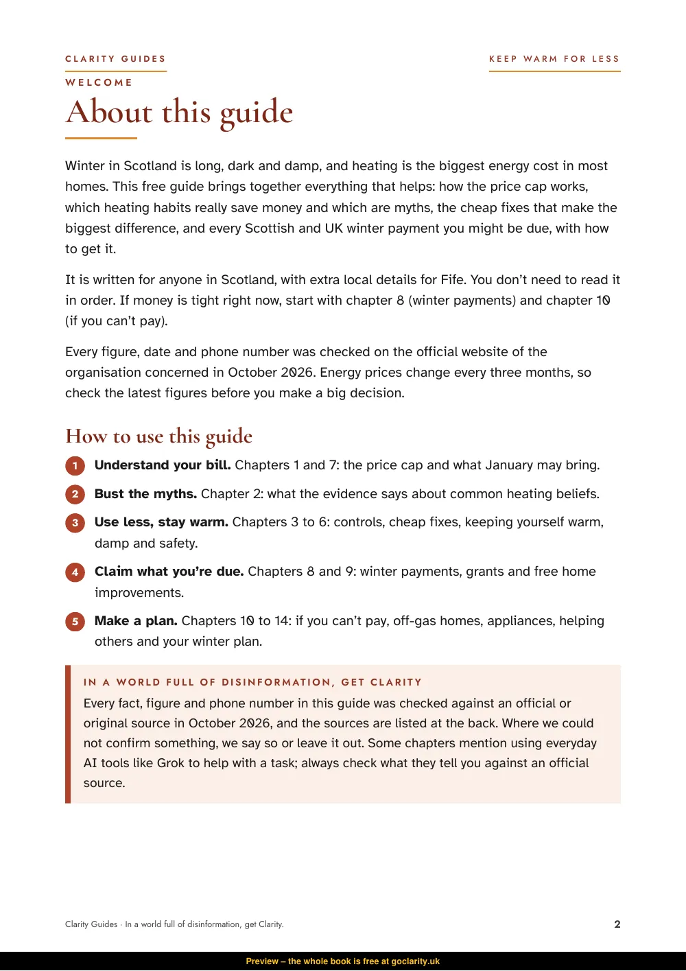 Keep Warm for Less, preview page 2