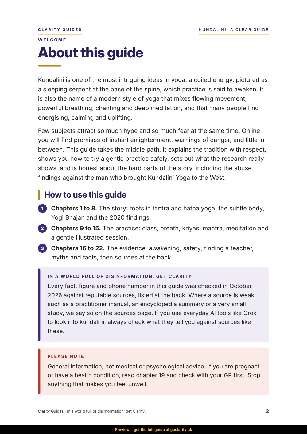 Kundalini, preview page 2