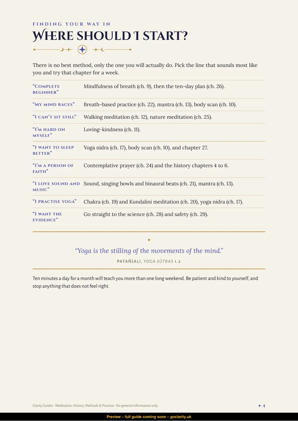 Meditation, preview page 4