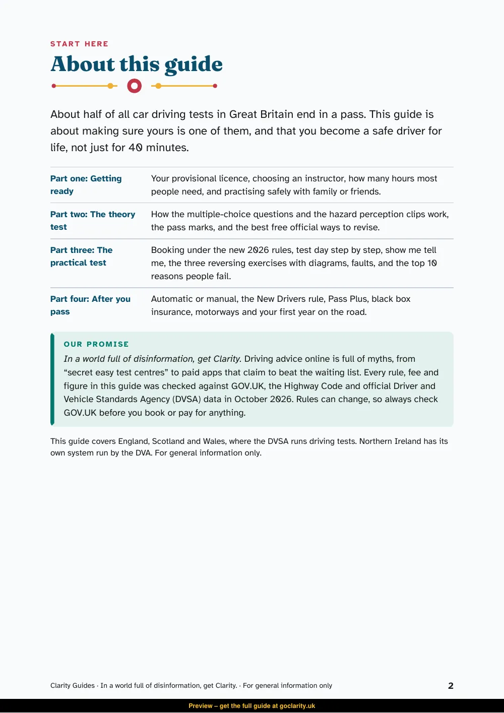 Pass Your Driving Test, preview page 2