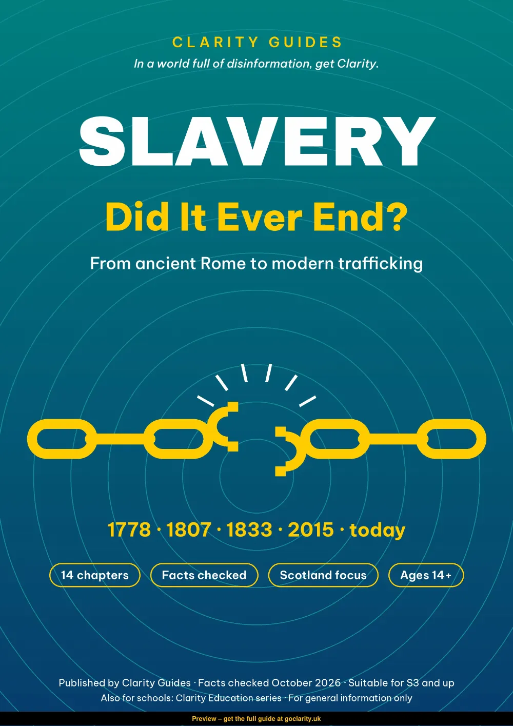 Slavery: Did It Ever End?, preview page 1