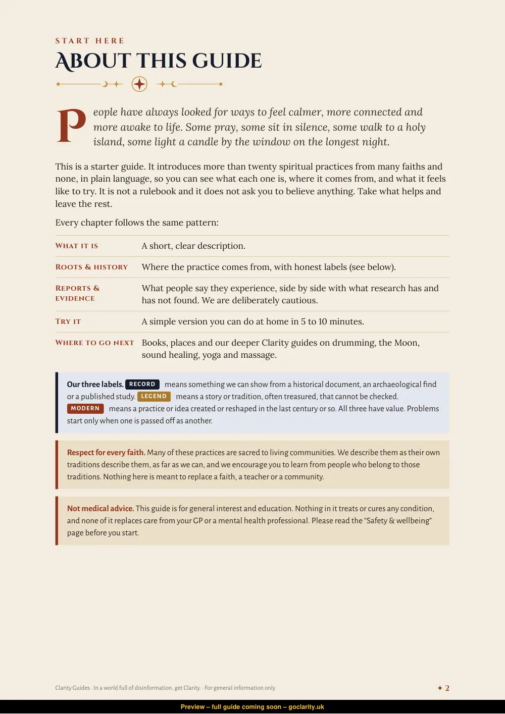 Spiritual Practices, preview page 2