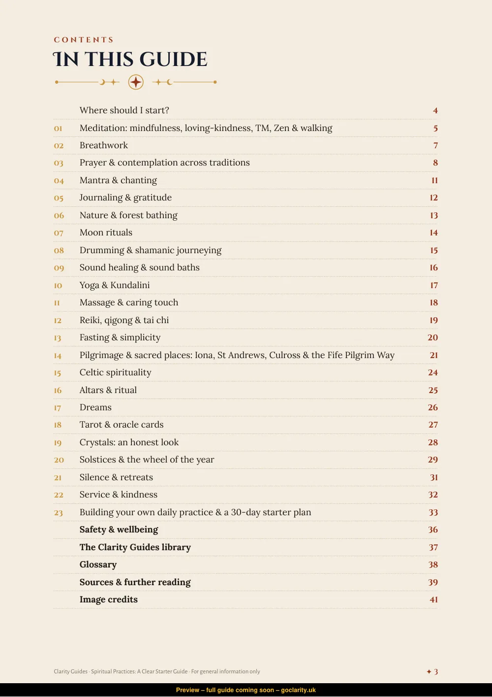 Spiritual Practices, preview page 3