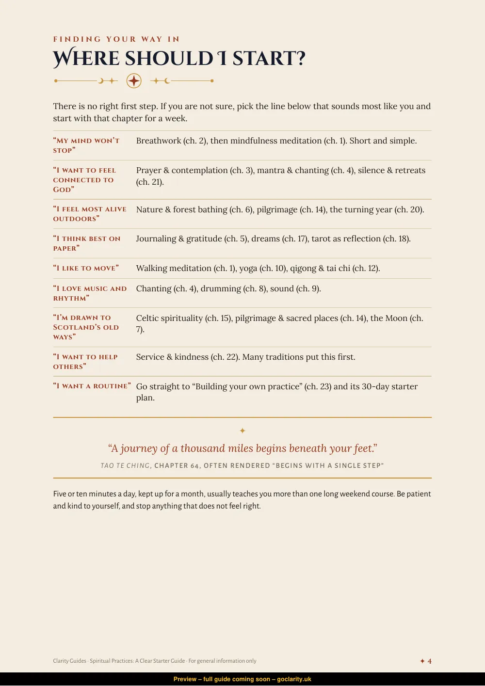 Spiritual Practices, preview page 4