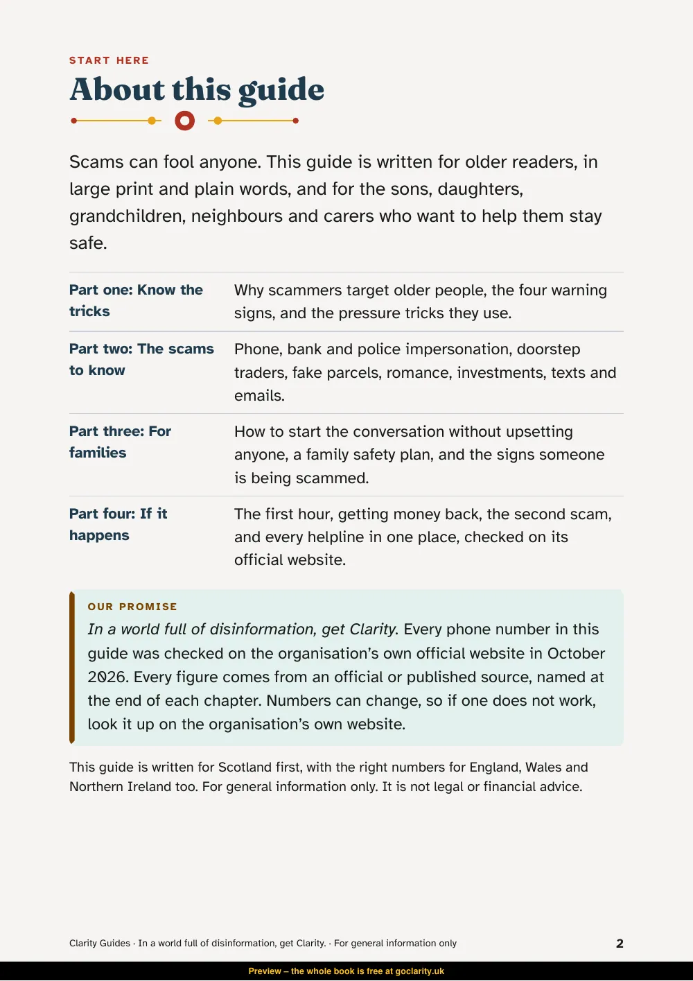 Spot the Scam, preview page 2