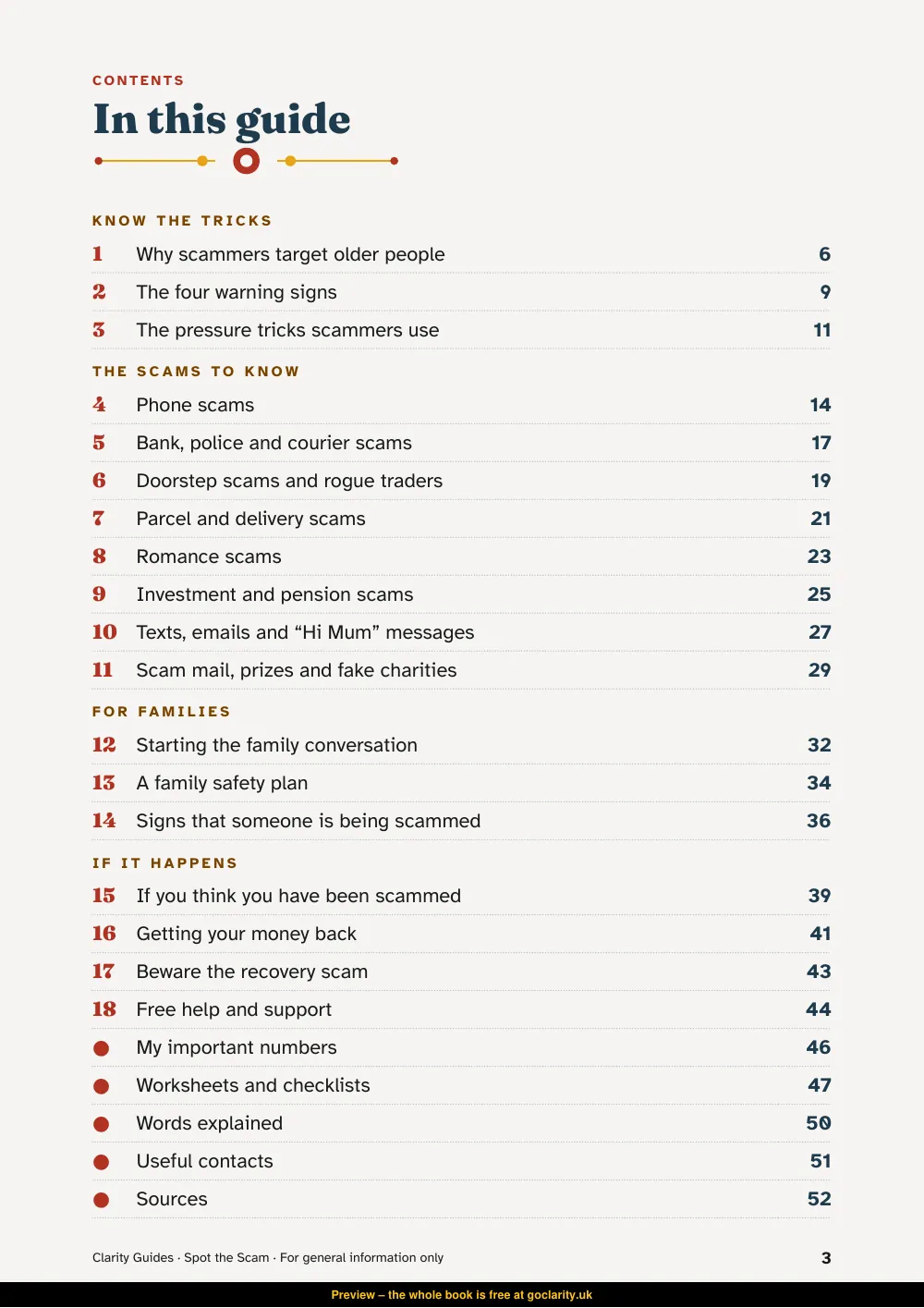Spot the Scam, preview page 3