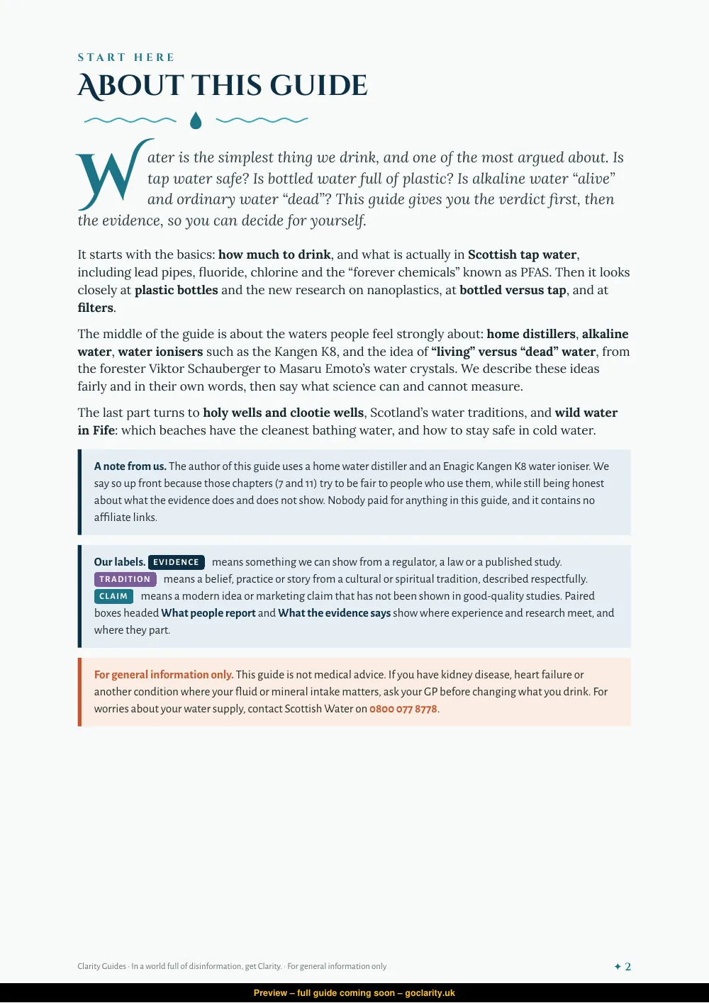 Water, preview page 2