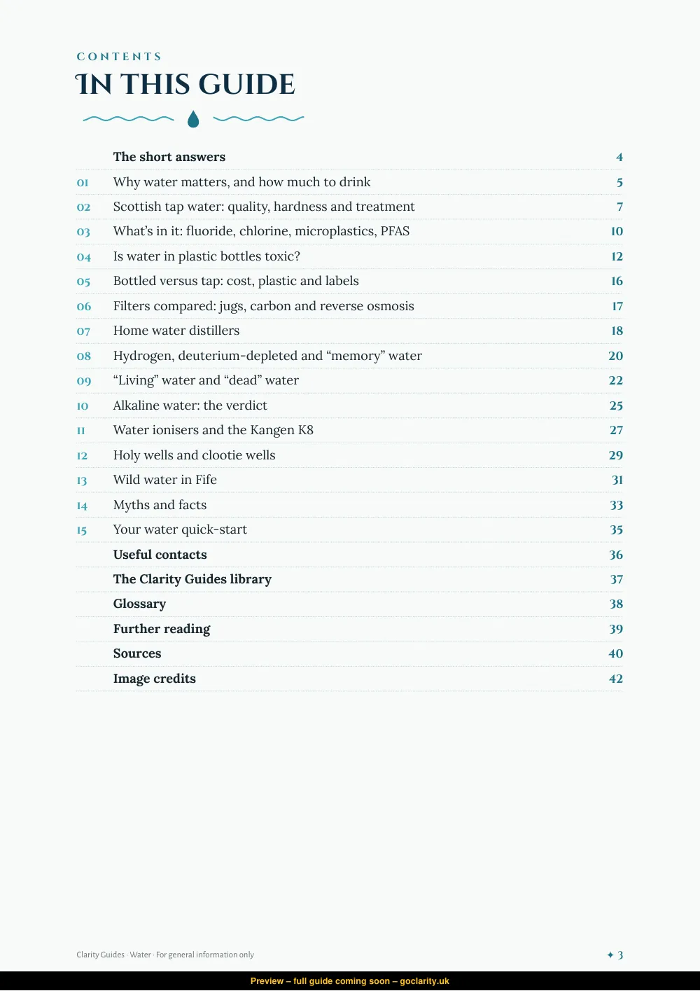 Water, preview page 3