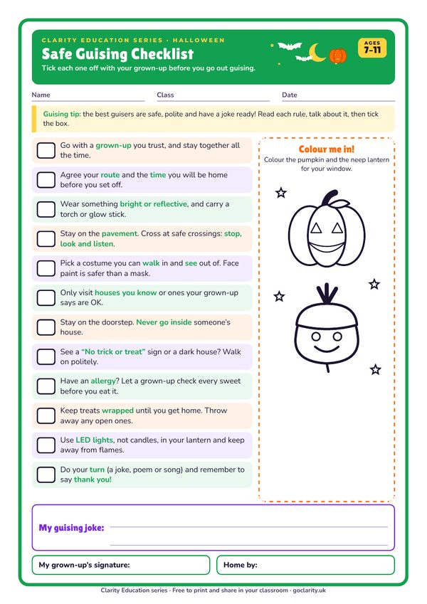 Preview of Halloween worksheet 4